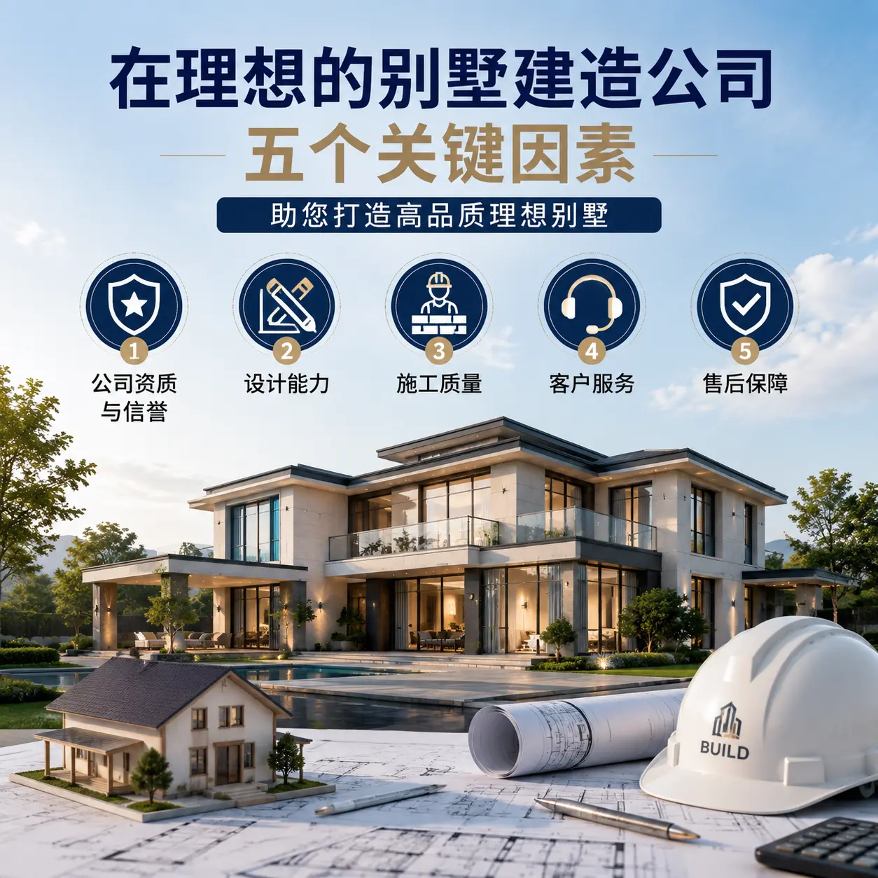 在 普定 找到理想别墅建造公司的五个关键因素