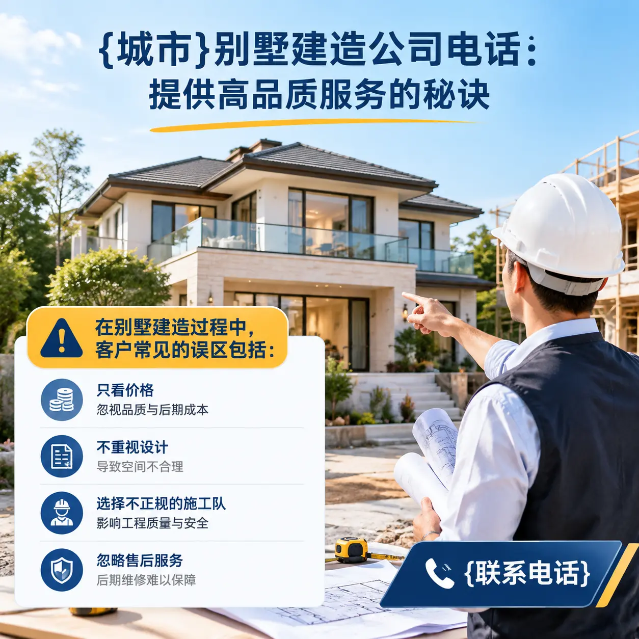 普定别墅建造公司电话：提供高品质服务的秘诀