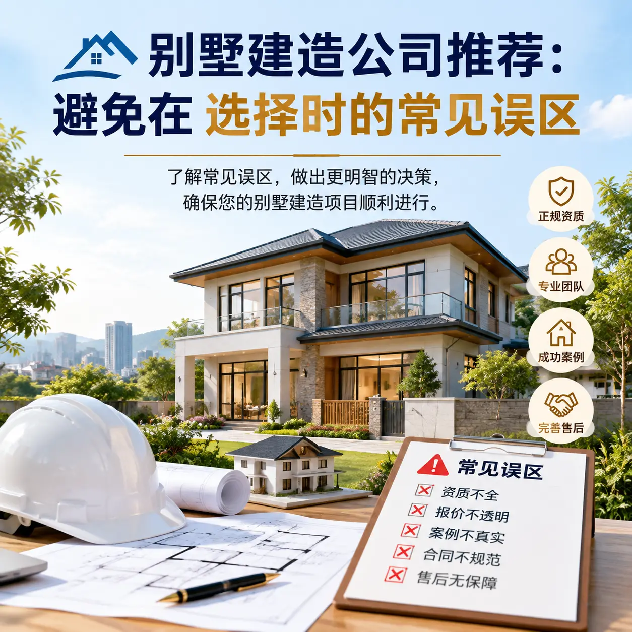 别墅建造公司推荐:避免在 普定 选择时的常见误区