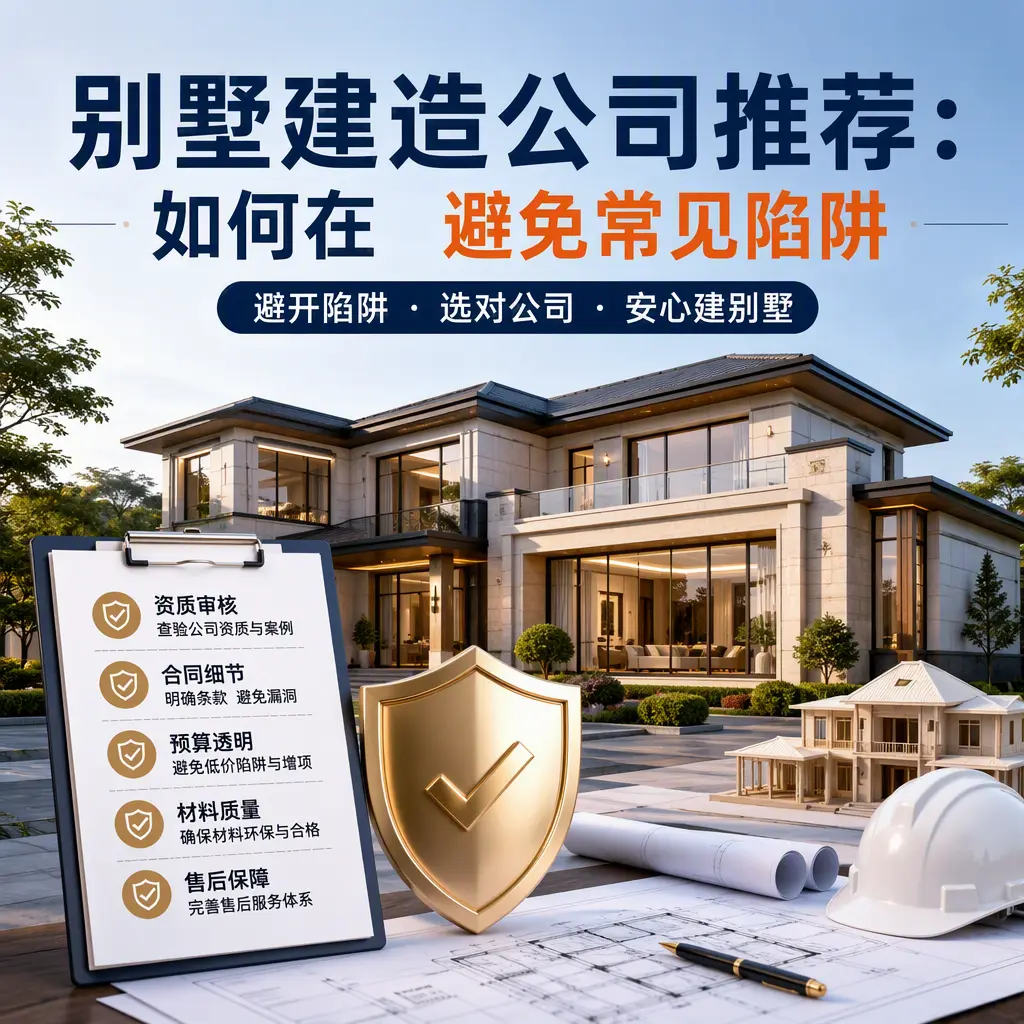 别墅建造公司推荐:如何在 普定 避免常见陷阱