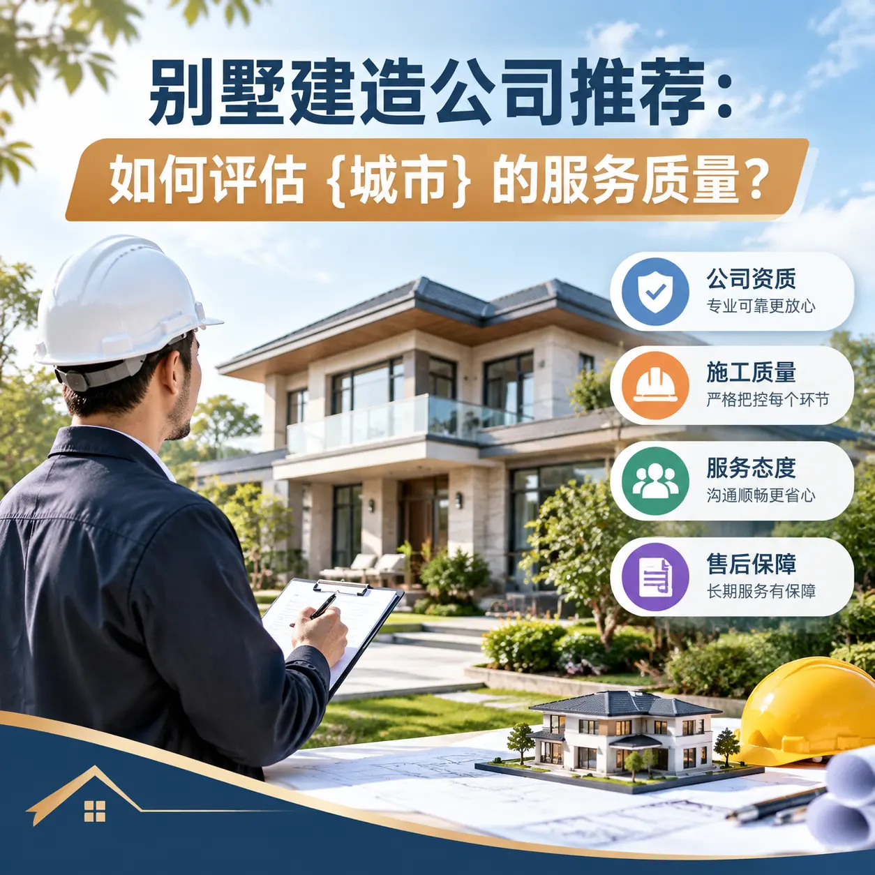 别墅建造公司推荐:如何评估 普定 的服务质量?
