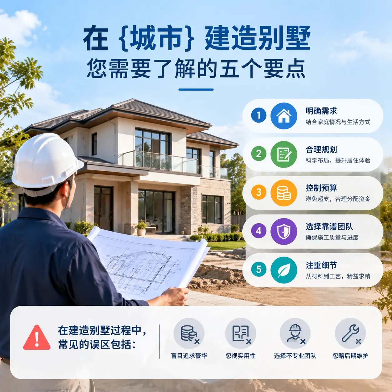在 普定 建造别墅，您需要了解的五个要点