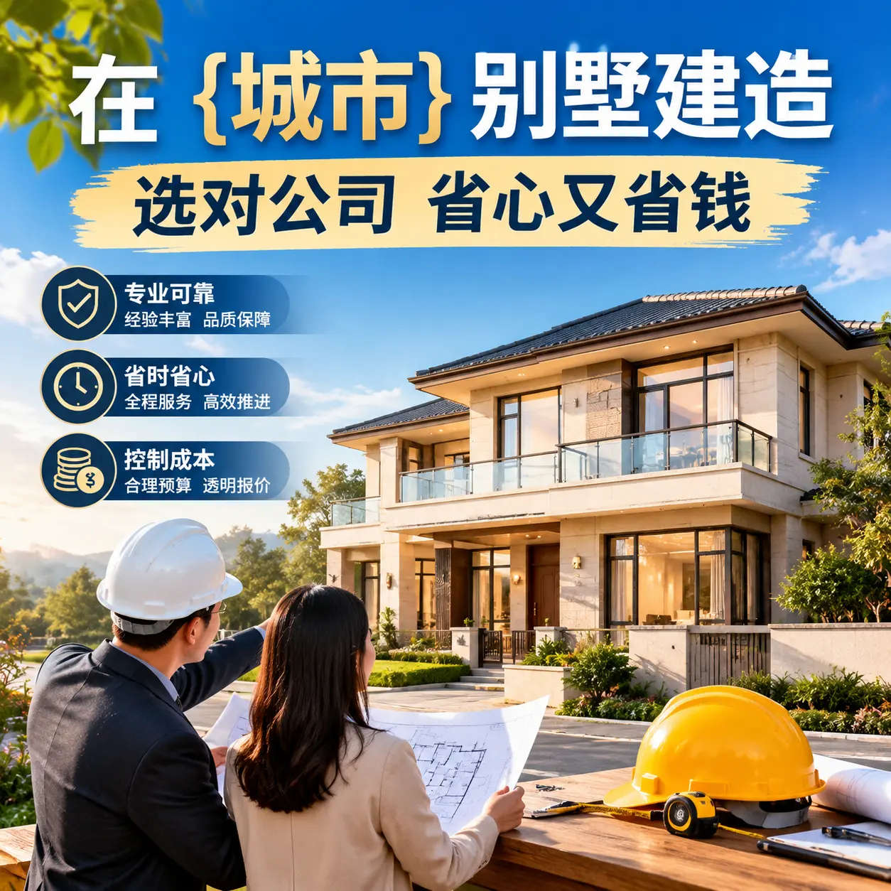在 普定 别墅建造，选对公司省心又省钱