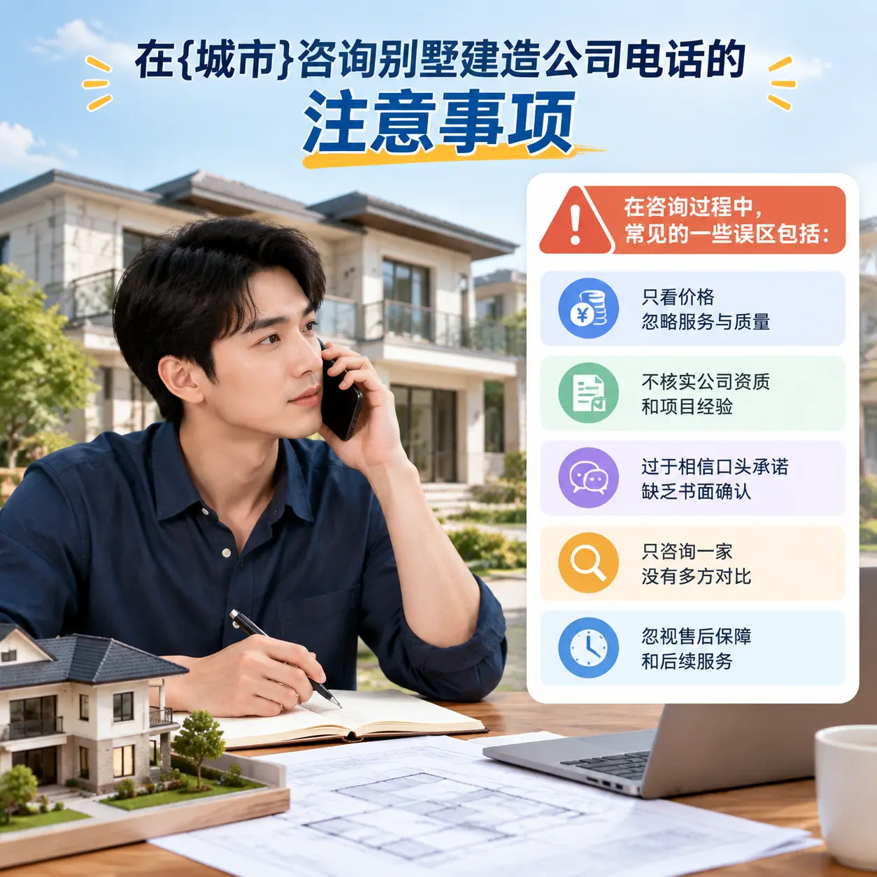 在普定咨询别墅建造公司电话的注意事项