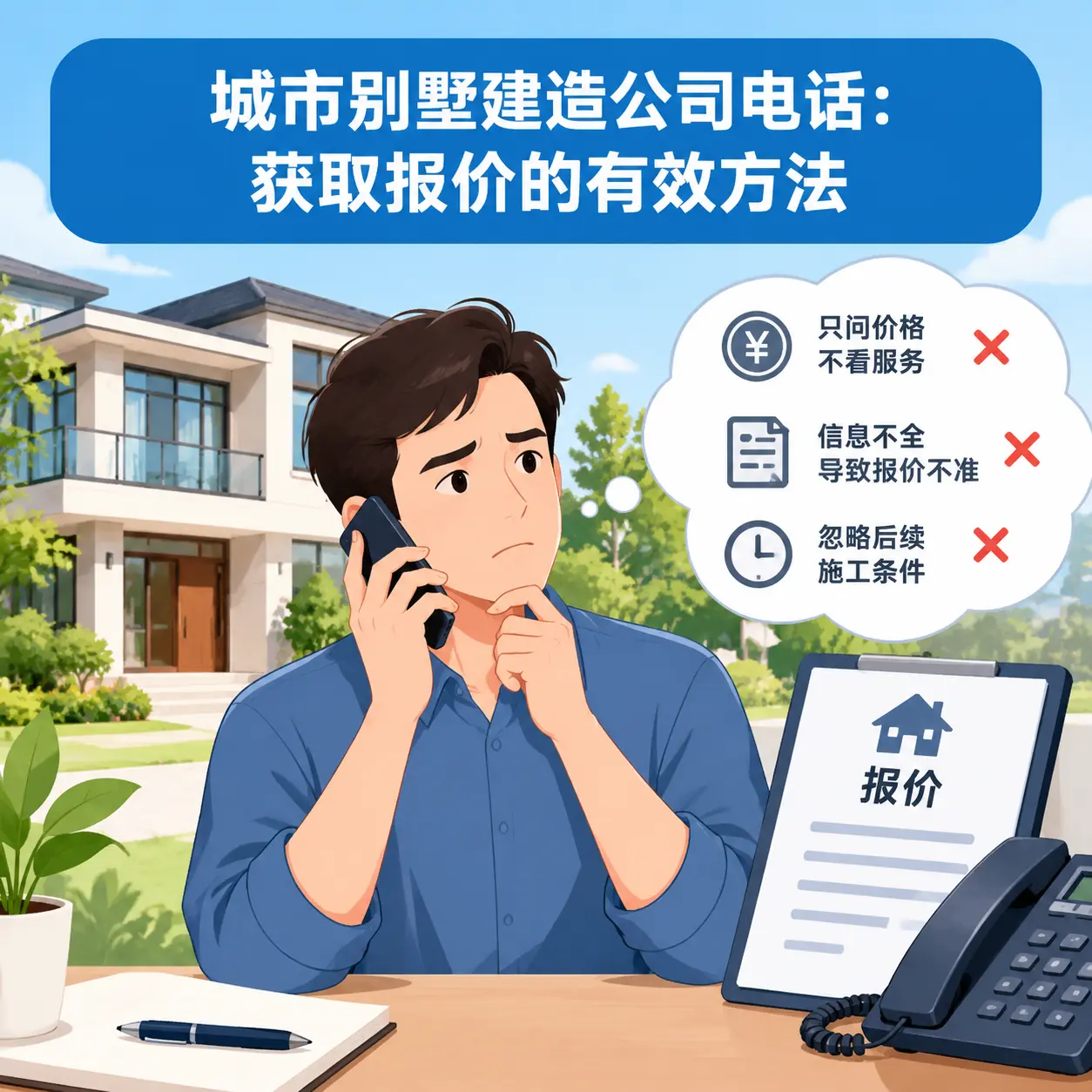 普定别墅建造公司电话:获取报价的有效方法