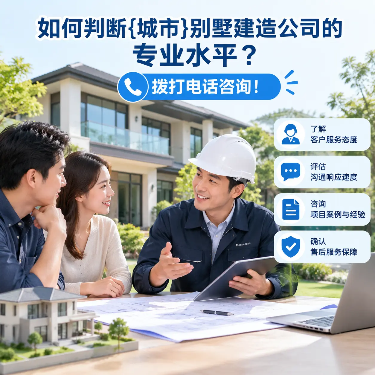 如何判断普定别墅建造公司的专业水平？拨打电话咨询！